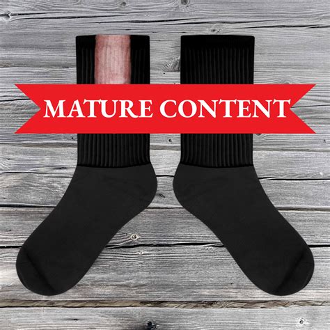 socks with penis|Funny Dick Socks for Sale .